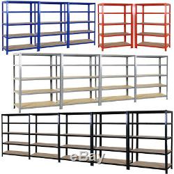 Extra Heavy Duty 5-Tier Shelving Office Store Garage Steel Racking Storage Units