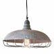 Farmhouse New Supply Store Tin Hang Light In Weathered Zinc