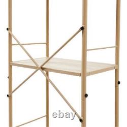 Faux Rattan 4 Tier Unit, Ideal to store bathroom accessories and towels