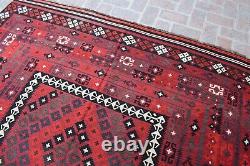 Fine Antique Vintage Kilim Rug 8x10 Afghan Veg Dyes Flatweave Oriental Turkmen