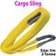 Flat Webbing Strong Cargo Sling Select Length & Tonne Lifting Crane Hoist Strap
