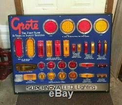 GROTE 00830 Vehicle Stop Turn Tail LED LIGHT Store DISPLAY Board Man Cave GARAGE