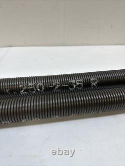 Garage Door Torsion Spring 250-2-35 Right and left Wound. 250 Wire 35 Long 2