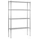 Garage Store Shelf 48 In. X 74 In. X 12 In. 3200 Lbs. Capacity Stainless Steel