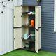 Garden Cabinet Shed Double Door Outdoor Storage Tool Garage Backyard Patio Store