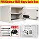 Home Storage Tamper-proof Safe Security Box Chest Fireproof Lock Resistant Store