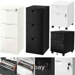 Ikea ERIK 2 / 3 Drawer Unit with Lock Home Office Files Documents Cabinets Store