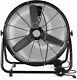Industrial 24 Inch High Velocity Floor Fan Rolling Drum Shop Garage Fan Wheel