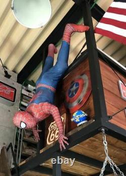 Instagrammable life size Spider Man real store garage etc. Including shipping