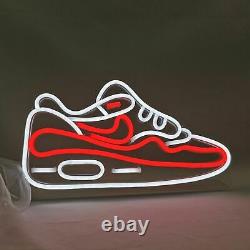 LED Shoes Neon Light Sign Sneaker Lighting Board Display For Store Home Decor