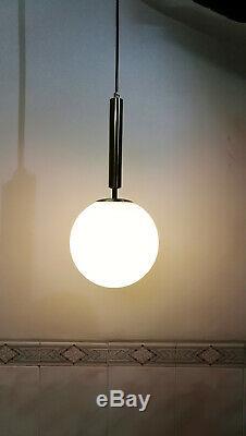 LED White Glass Chandelier Pendant Store Lamp Lighting Ceiling Light Bar Fixture
