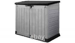 Large KETER MAX Store 4x5 FT Outdoor Garden Storage Shed Garage Backyard Bikes