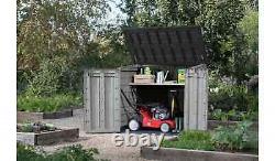 Large KETER MAX Store 4x5 FT Outdoor Garden Storage Shed Garage Backyard Bikes