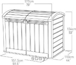 Large KETER Ultra 6x4 FT Store Outdoor Garden Storage Shed Garage Utility Bikes