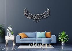 Large Owl Metal Wall Art, Home Wall Art, Wall Hangings, Owl Lover Gift