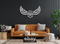 Large Owl Metal Wall Art, Home Wall Art, Wall Hangings, Owl Lover Gift