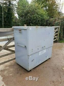Large grey Site Store tool box van truck Garage workshop needs locks £270+vat D9