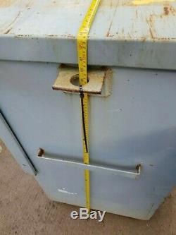 Large grey Site Store tool box van truck Garage workshop needs locks £270+vat D9