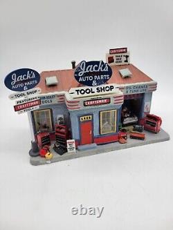 Lemax Craftsman Jack's Auto Parts & Tools Lighted Christmas Village 95947 Sears