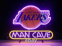 Los Angeles Lakers Neon Lamp Sign 14x10 Bar Lighting Garage Cave Store Artwork