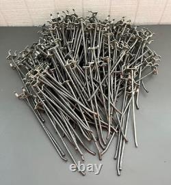 Lot (182) 9 1/2 long PEGBOARD HOOKS For storage Garage Retail store display