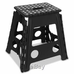 Lrg Fold Step Stool Holds Home Kitchen Garage Cleaning Easy Store Multi Purpose
