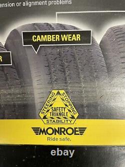 MONROE Tires Shock Absorbers Tester Advertising Gas Station Store Garage Display