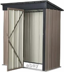 Metal Garden Shed 6X4 3X5 Ft Yard Store Tools Box Storage House Garage with Lock