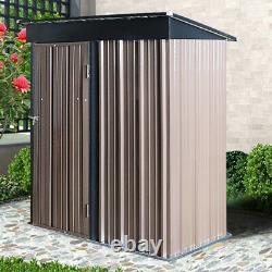 Metal Garden Shed 6X4 3X5 Ft Yard Store Tools Box Storage House Garage with Lock