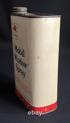 Mobil Socony Pegasus Vintage Window Spray Vacuum Petrol Garage Advertising Tin