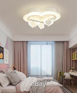 Modern Girl's LED Living Room Ceiling Lamp Romantic Love Fixture Store Lighting
