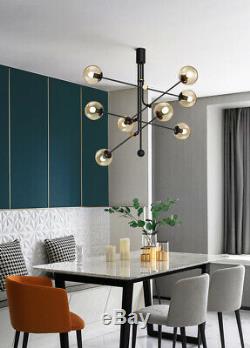 Modo Cognac Glass Chandelier Restaurant Ceiling Lamp Cafe Store Pendant Light