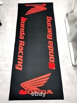 Motorcycle Parking Carpet For Honda Bike Display Pit Racing Nylon Anti Slip Rug