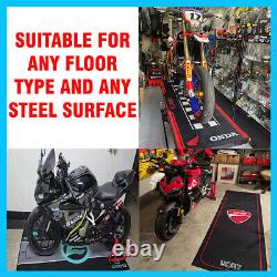 Motorcycle Parking Workshop Carpet Display Mat Rug Sport Bike Moto alfombra