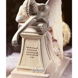 Mourning Angel Memorial sculpted Desk Statue Gift