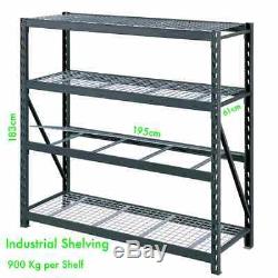 NEW Warehouse Racking Shelving SHELF 900kg per Shelf STORE GARAGE SHOP ORGANISE