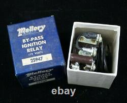 NOS MALLORY By-Pass Ignition Relay 1960-61 12 VOLT vintage hot rod distributor
