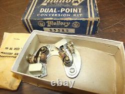 NOS MALLORY Dual POINT conversion FORD Y-BLOCK V8 Hot Rod custom distributor