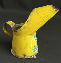 National Benzole Nbc Vintage Half Pint Motor Oil Pourer Jug Garage Advertising