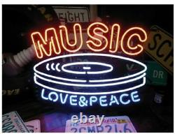 Neon Sign Music Music/Signage Tube Bar Store/American Miscellaneous Goods Garage