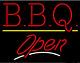 New Bbq Open Store Neon Lamp Sign 20x16 Light Real Glass Garage Bar Pub