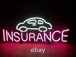 New Car Insurance Store Neon Lamp Sign 20x16 Light Glass Garage Bar Pub Shop
