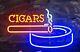 New Cigars Ashtray Store Neon Lamp Sign 20x16 Light Glass Garage Bar Pub Wall