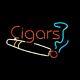 New Cigars Smoking Neon Lamp Sign 20x16 Light Glass Garage Bar Pub Store B