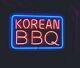 New Korean Bbq Store Neon Lamp Sign 20x16 Light Glass Garage Bar Pub Shop