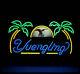 New Yuengling Palm Tree Neon Sign 17x14 Beer Light Glass Store Garage Display
