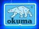 Okuma Tackle Fly Fishing Equipment Shop Store Garage Display Neon Sign