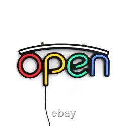 Open Sign Led Neon Bar Party Light Plug Club Store Wall Signs Lamp Colorful