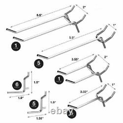 Peg Board Hooks Shelving Set Storage Store Garage Organizing Tools Hanger Set UK