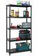 Plastic Shelving 5 Shelf Unit Ideal For The Garage, Shed Or Store Cupboard